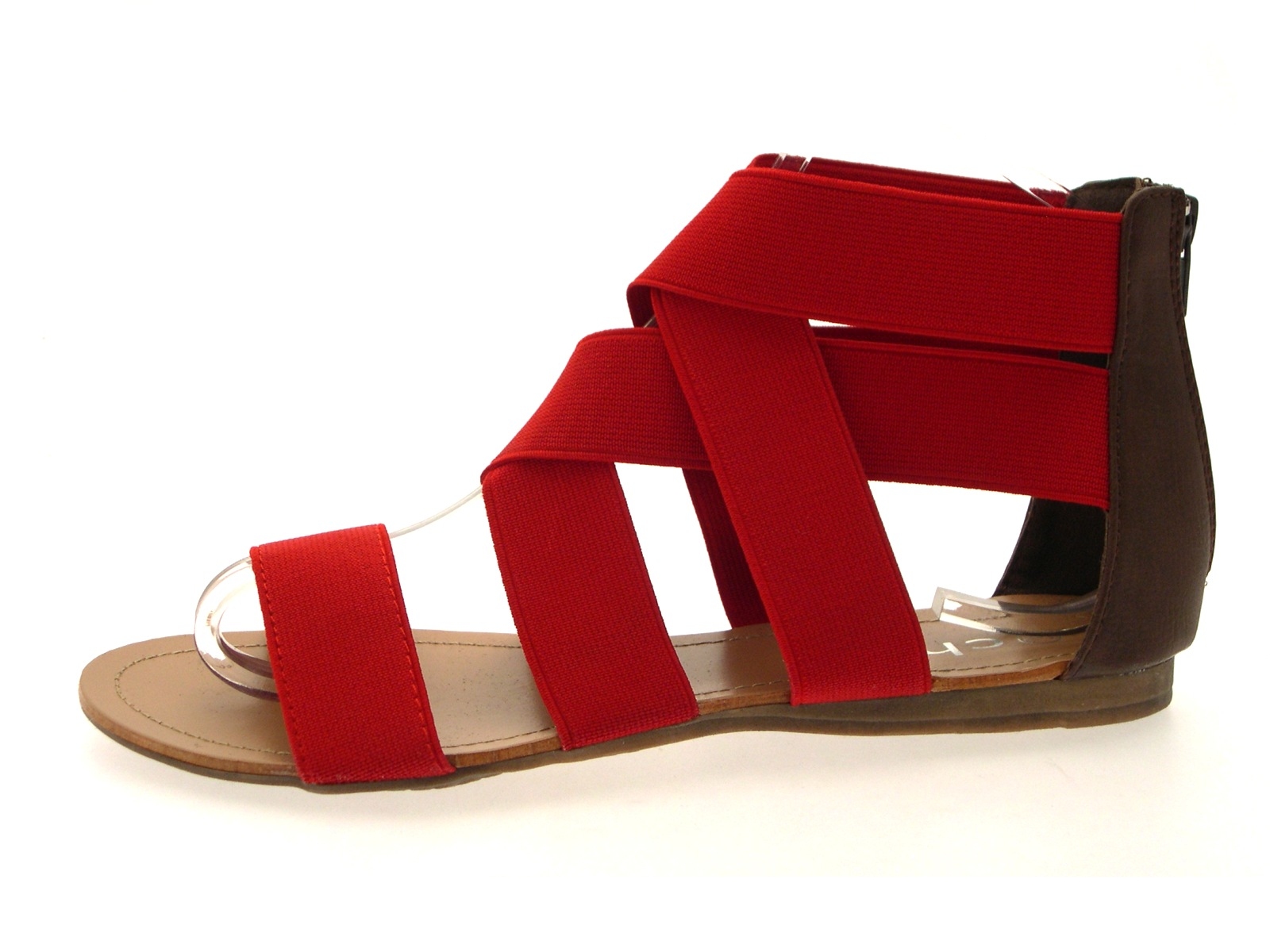 womens elastic flat sandals